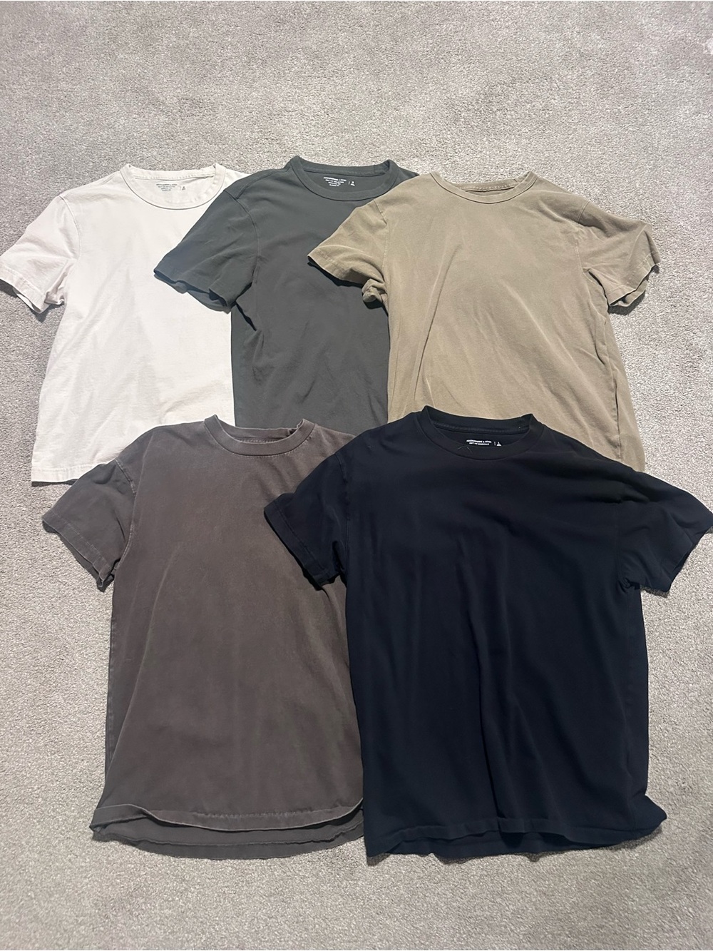 Men’s Abercrombie & Fitch classic essentials shirt pack